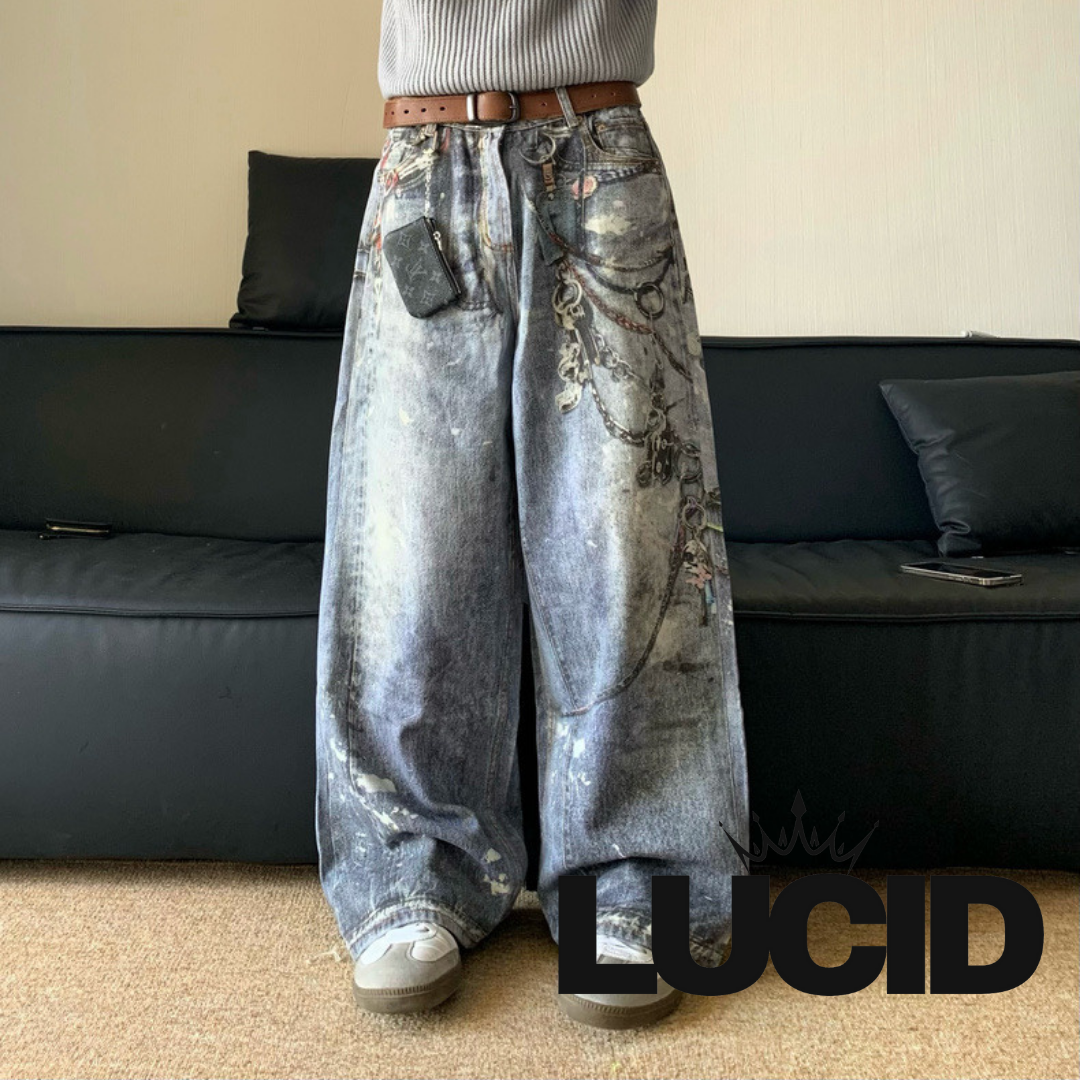 LUCID ABSTRACT JEANS