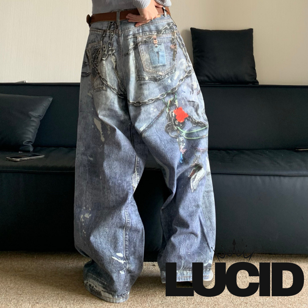 LUCID ABSTRACT JEANS