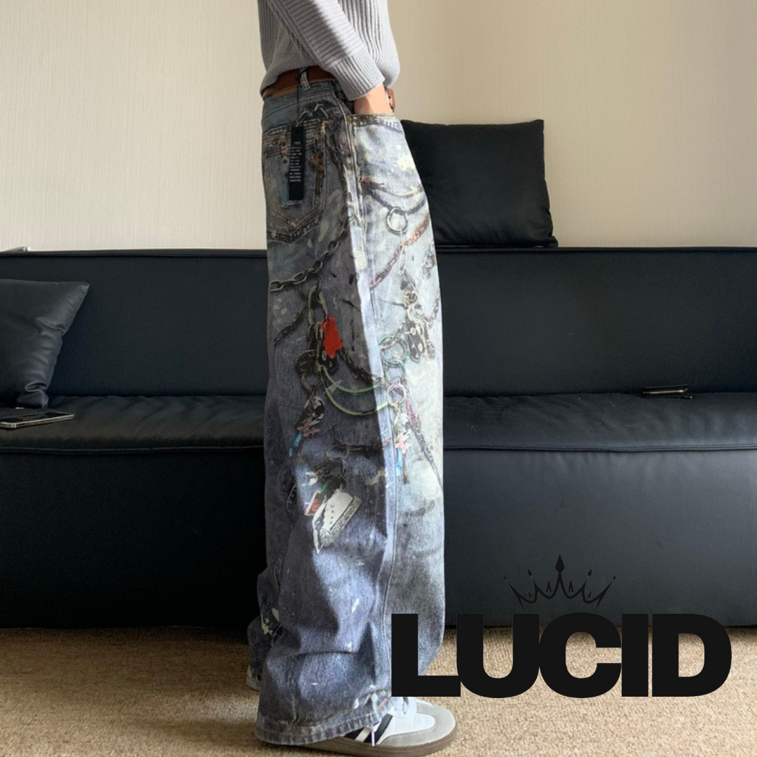 LUCID ABSTRACT JEANS